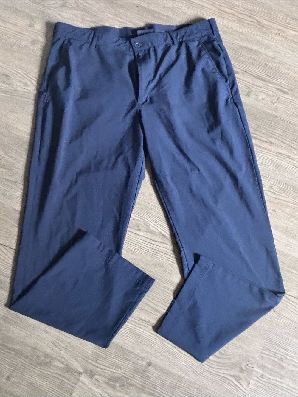 Izod Navy Straight-Leg Golf Pants